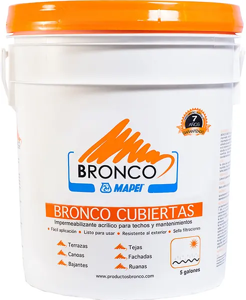 Impermeabilizante Bronco Cubiertas 7 Años