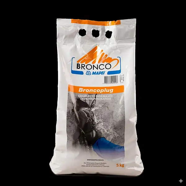 Broncoplug, Compuesto Hidráulico A Base De Cemento.