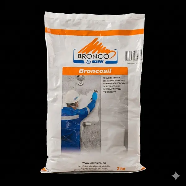 Broncosil Gris Impermeabilizante Cementoso Para Concreto