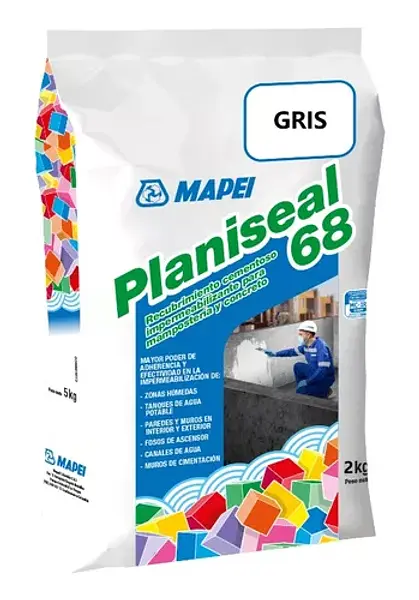 Planiseal 68 Gris. Mortero Monocomponente A Base De Cemento