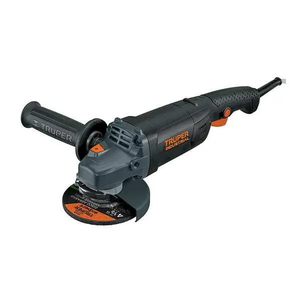 Pulidora Angular 4.1/2" 1,250w Truper Industrial.