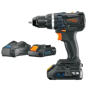 Taladro, Percutor, Atornillador 1/2", 2 Baterías, Truper Max